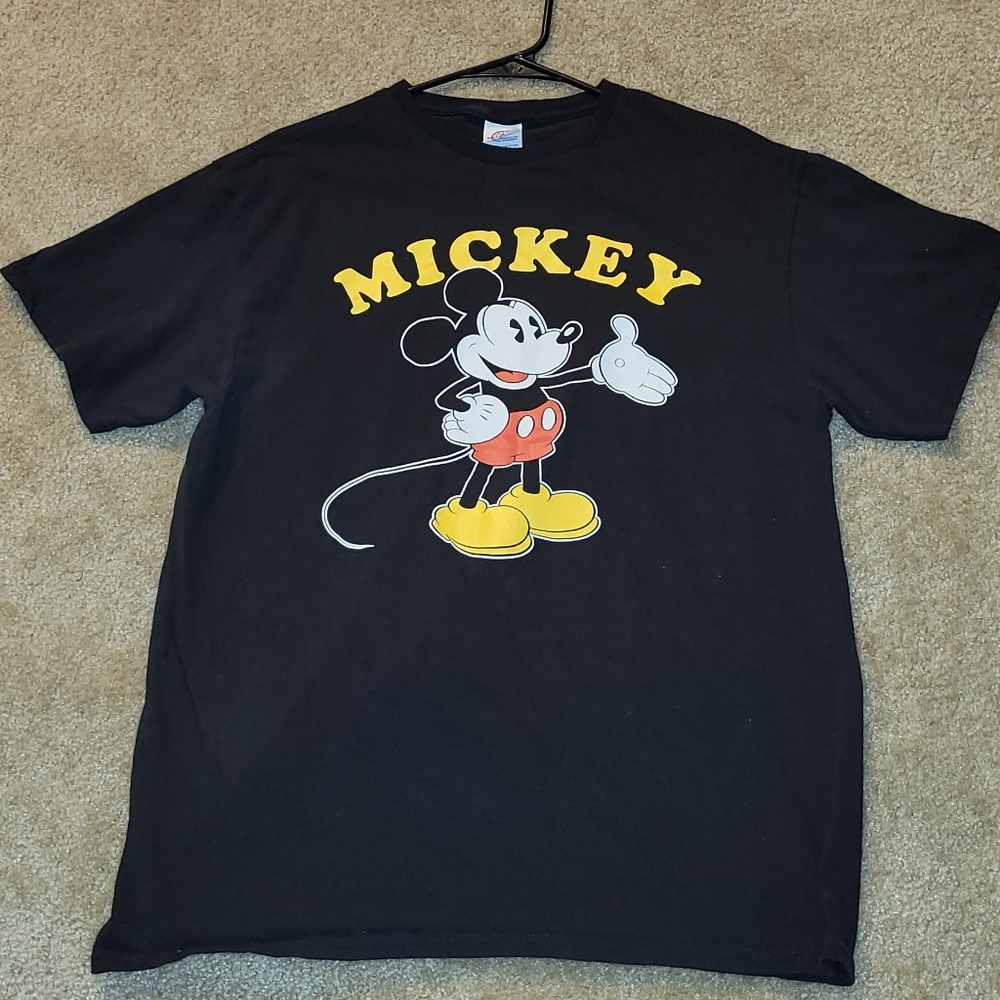 Large, Black Mickey Mouse shirt